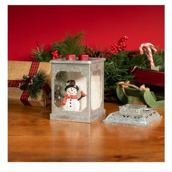 Scentsationals Snowman Lantern Limited Edition Wax Warmer Christmas, New - Picture 3 of 9